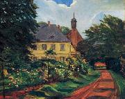 Wilhelm Trubner Einfahrtsweg zum Stift Neuburg Spain oil painting artist